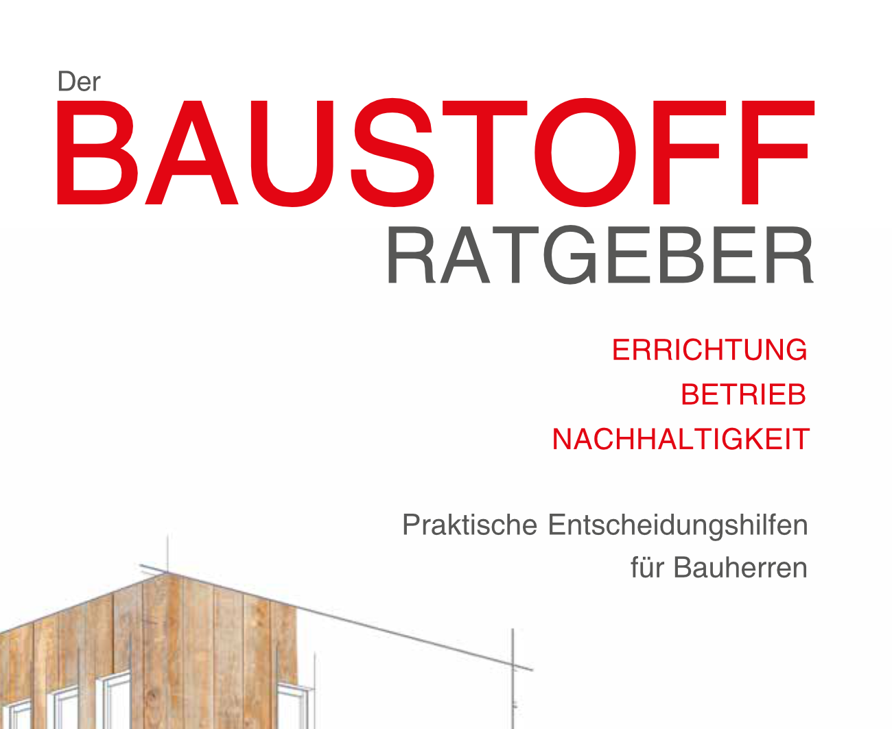 Titelseite Baustoffratgeber Baumeisterverband